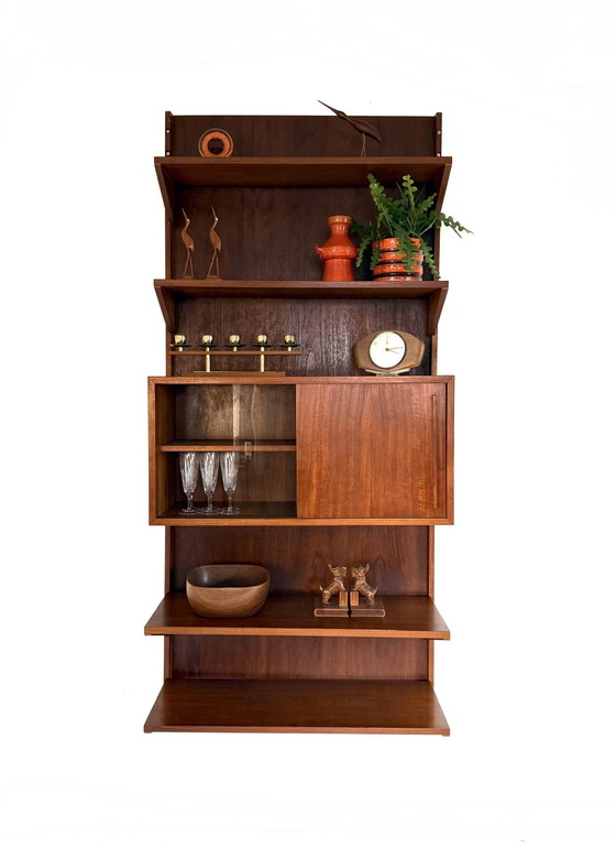 Image 1 of Vintage modular teak wall system '60s