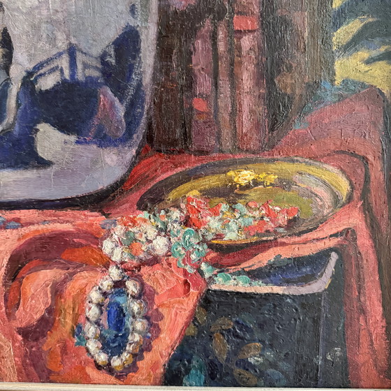 Image 1 of Simone Marie Meunier (Parigi 1890-1969) Olio su tela.