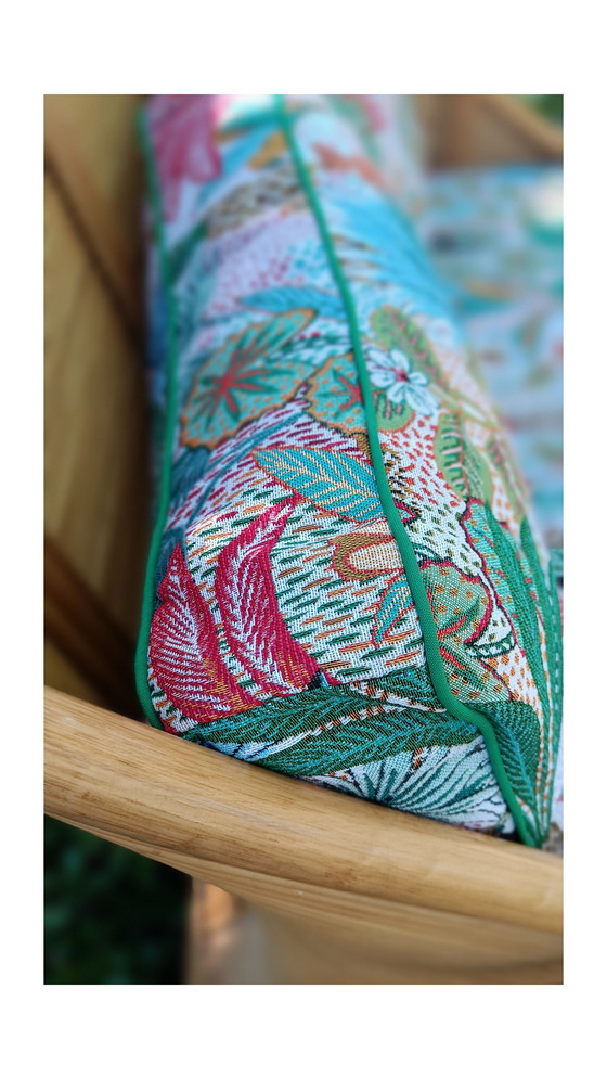 Image 1 of Divano tropicale vintage in bambù e rattan