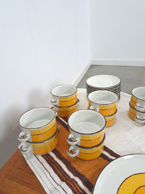 Image 1 of Servies Set Stonehenge, Midwinter, Wedgwood England, Soepkommen, Borden, Tafelkleed en Schaal