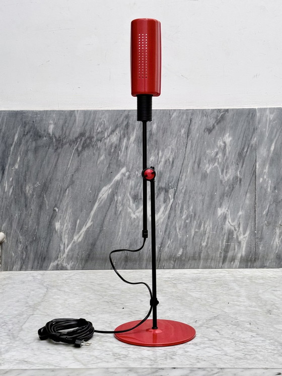 Venetian Lumi Italia Lamp, 1980s Red – veneta lumi, Table lamps, Metal (photo 3 of 11)