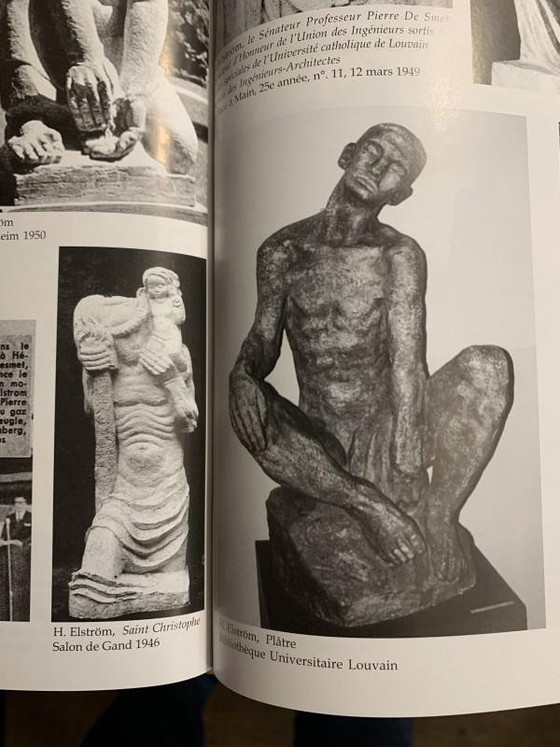 Sculpture Expressionniste Art Déco Buste de Femme Nue par Harry Elstrom, années 1940 – Art Deco (photo 17 of 18)