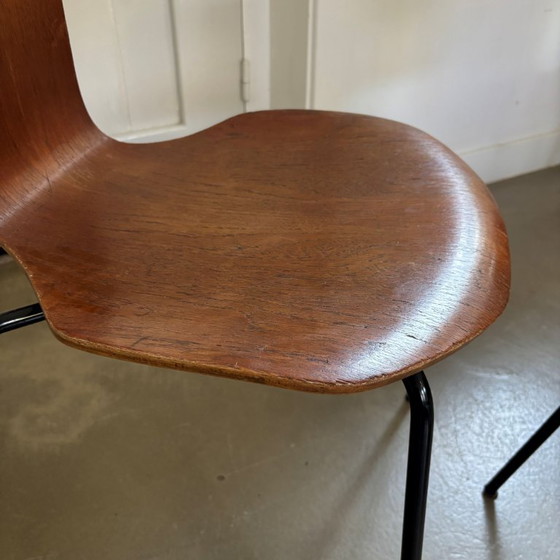 Image 1 of Set di 5 sedie ‘Hammer’, design di Arne Jacobsen per Fritz Hansen, Danimarca, 1969