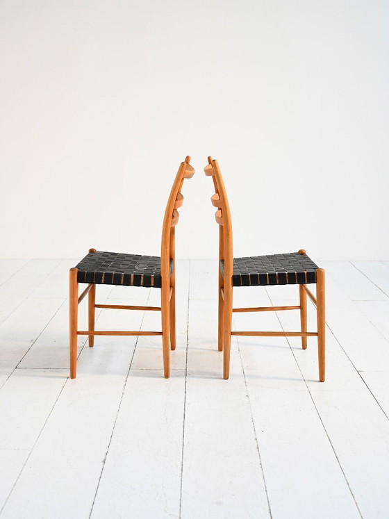 Image 1 of Set van 6 stoelen van Yngve Ekström
