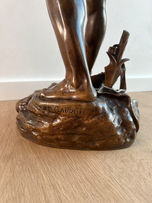 Bronze statue Vae Victis - Henri Gauquié