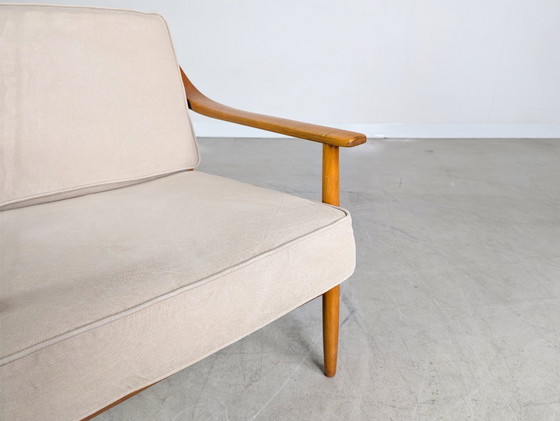 Image 1 of 2 fauteuils originaux de style vintage Wilhelm Knoll Walter Knoll en teck II