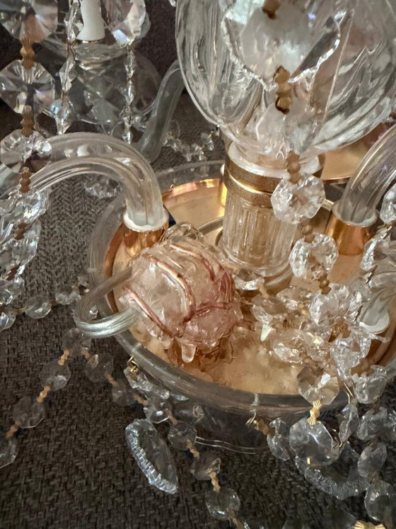 Kristallen Kroonluchter 4 Lampen – Crystal (photo 7 of 7)