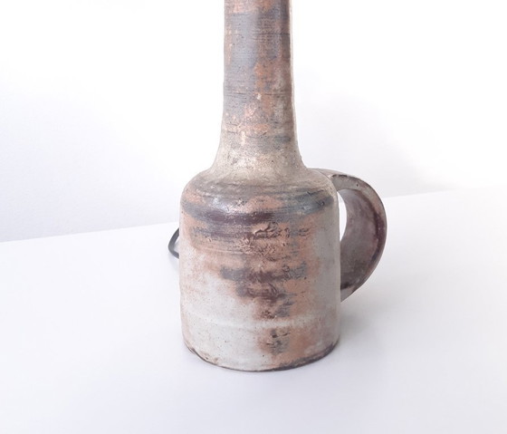 Image 1 of Mobach vintage ceramic lamp base, earth tones mcm lamp base