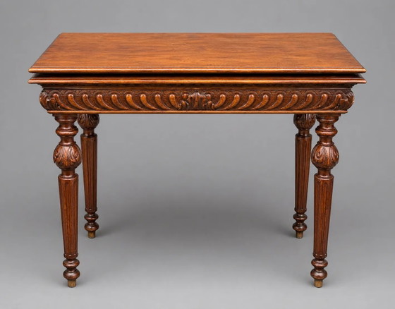 Tavolo con console per videogiochi in stile Enrico II. – Wood (photo 5 of 5)