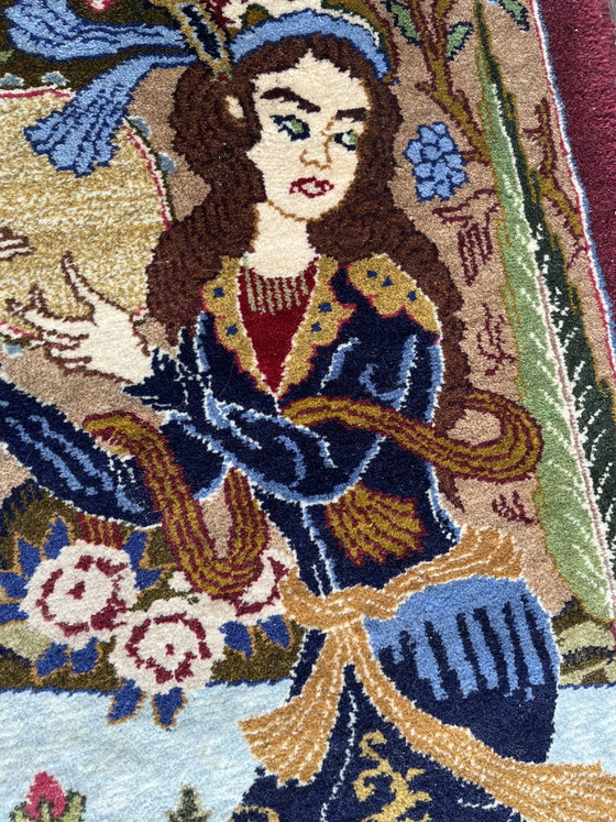 Image 1 of Luxury hand-knotted Persian rug 230cm by 130 cm