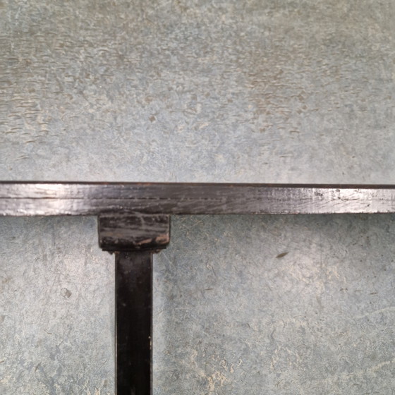 Image 1 of Panca vintage a doghe in legno di teak, anni '60-'70