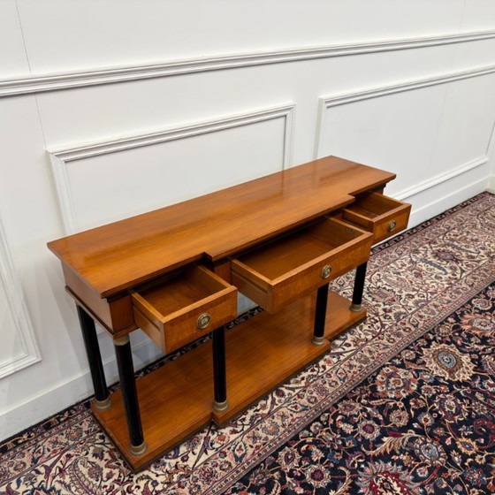 Klassischer italienischer Selva Sidetable – Konsolen, Holz, Messing (photo 12 of 16)