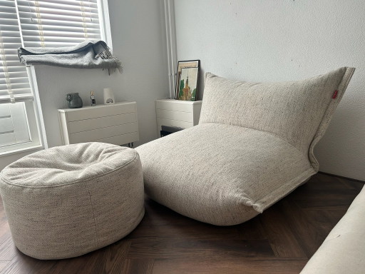Fatboy BonBaron Mingle Loungesessel (und/oder Pouf) in Marble