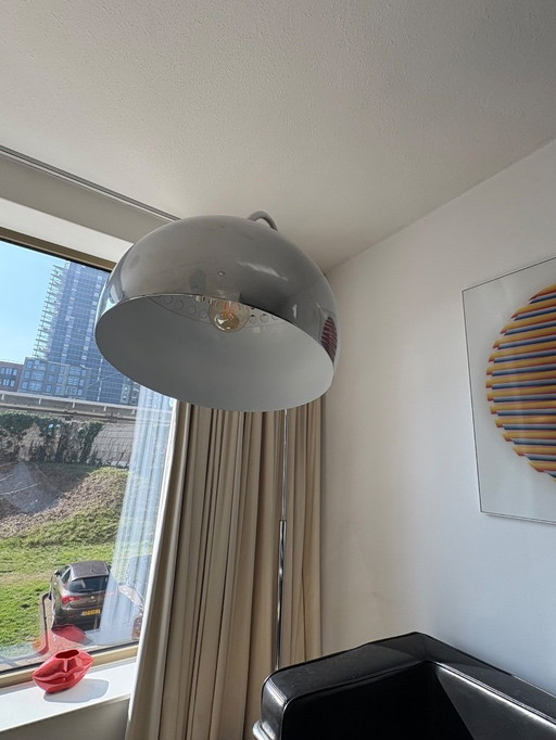 Montél chromen booglamp