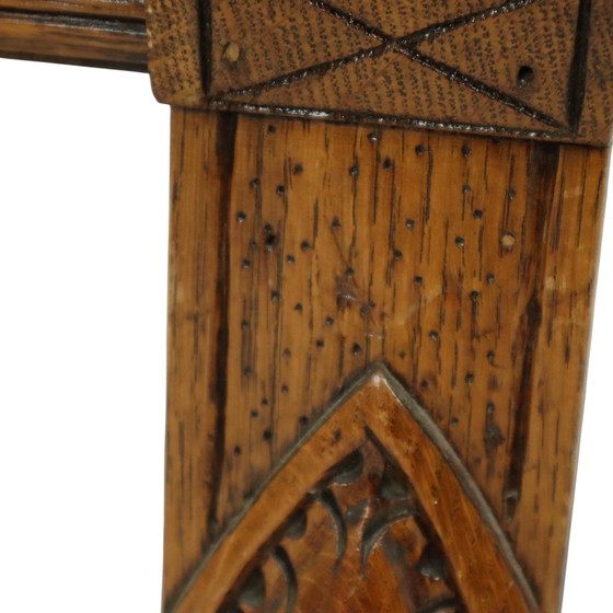 Image 1 of Antique Bench Oak Church