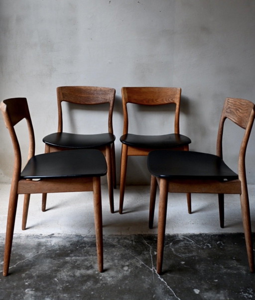 4 Esszimmerstühle Dänischer Stil Casala Modell Teakholz