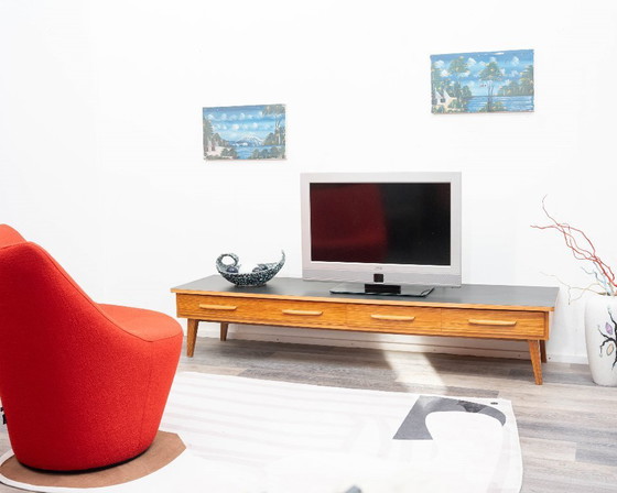 Image 1 of Lowboard aus den 1950er Jahren mit Resopal-Oberfläche