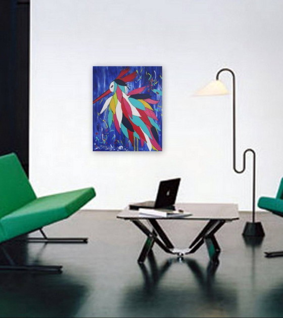 Image 1 of Modern painting "bird"