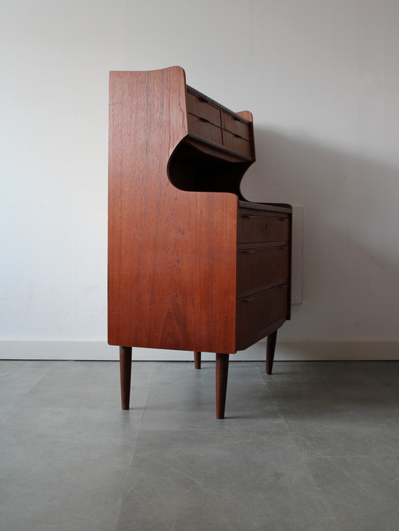 Image 1 of Vintage Deense secretaire in teak 