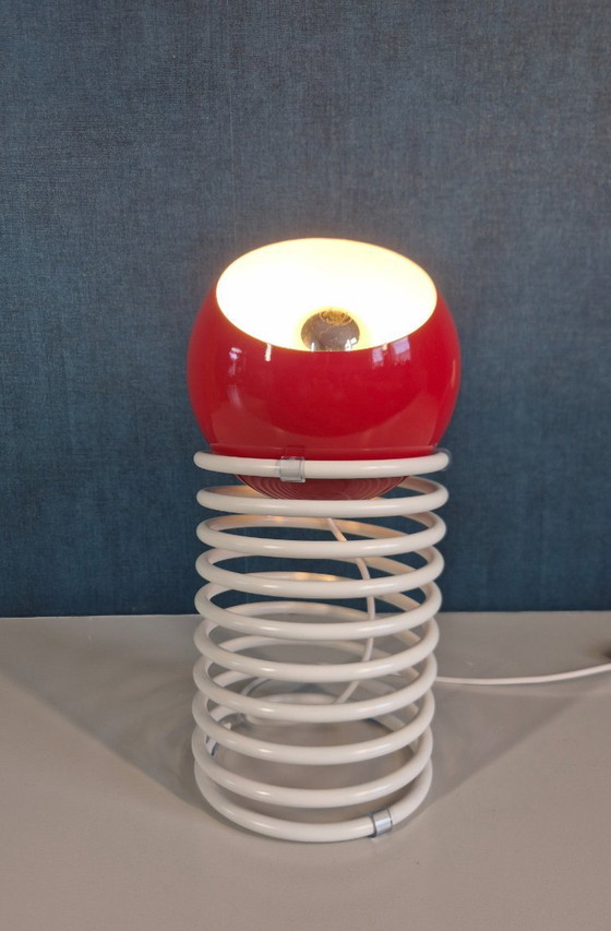 Image 1 of Vintage table lamp - Gepo | spiral lamp - 1970s