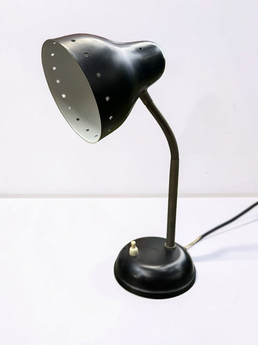 Lámpara de escritorio vintage Hala Zeist "Ukkie" diseñada por H. Busquet, década de 1950, diseño de mediados (photo 2 of 6)
