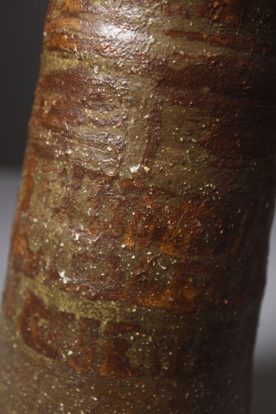 Voldemar Volkoff in Vallauris - Large Brutalist Stoneware Pitcher, France, 1950s – Vases, Ceramic (photo 5 of 9)