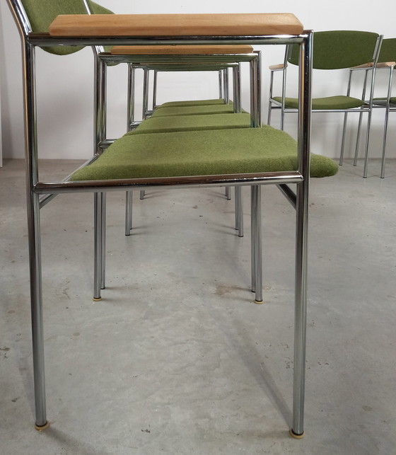 Image 1 of Gijs van der Sluis 1960s chairs newly upholstered