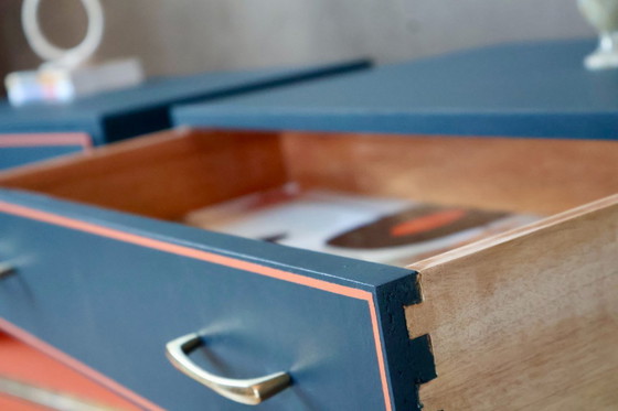Image 1 of The Tuscan Line Pair – Mid-Century Nightstands