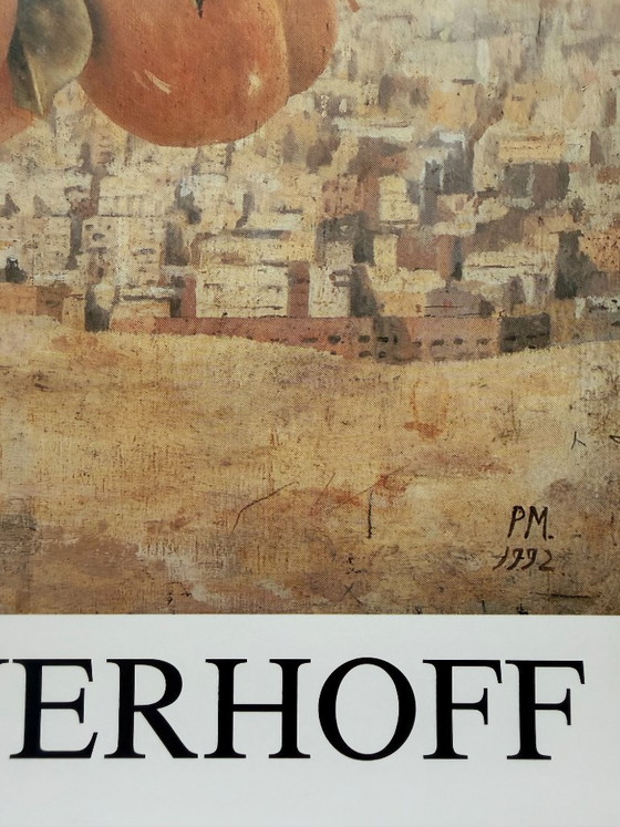 Pedro Moreno Meyerhoff (geb. 1954), Peintures et Dessins, 1992, Ausstellungsplakat, Gedruckt in Frankreich (photo 6 of 9)