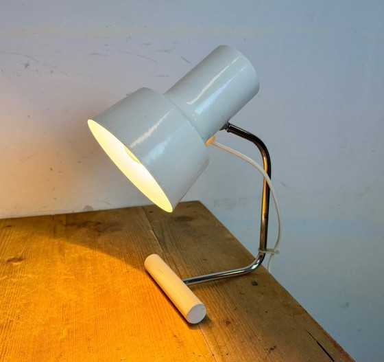 Image 1 of Lampe de table blanche de Josef Hurka pour Napako, années 1970