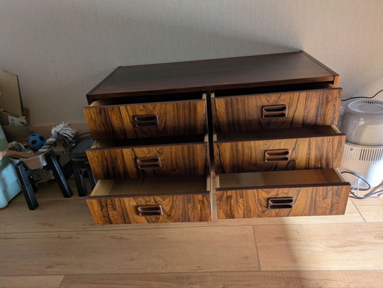 Vintage Rosewood Sideboard 60s/70s, Brown (photo 10 of 14)