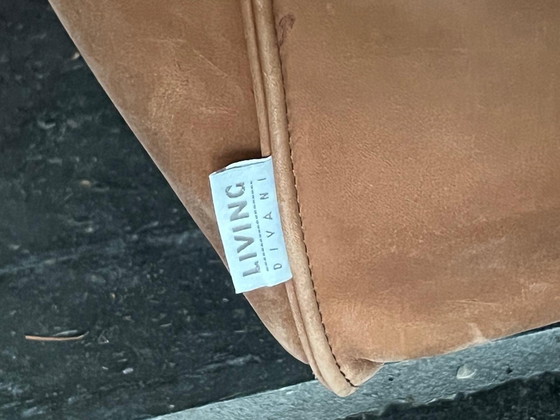 Image 1 of Living Divani extra soft Caresse Leather Cognac 10pcs +cushions