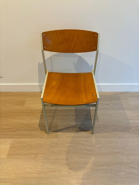 Image 1 of 6x Gijs van der Sluis chairs. dining room, waiting room, terrace