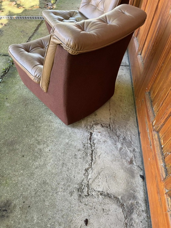 Mid-Century Brown Lounge Chairs, 1960s – Chairs and lounge chairs, Leather, Mid Century Modern (photo 5 of 8)