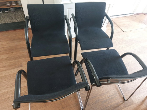 Image 1 of 4 sedie Thonet originali. Sedia da conferenza o da pranzo.