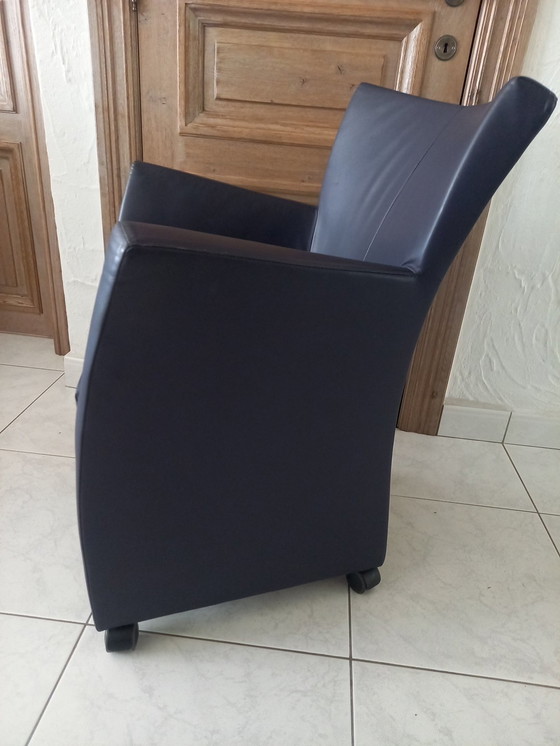 Image 1 of Montis Sitz lila/blau mit Rädern