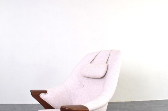 Fauteuil Bravo en teck Mid-Century par Sigurd Ressell pour Hjellegjerde Møbelfabrikk, 1957 – Wood, Wool (photo 7 of 12)