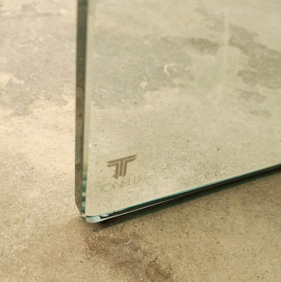Image 1 of Mesa auxiliar o de centro de cristal Tonelli