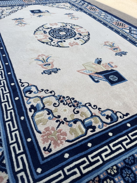 Image 1 of Antiker chinesischer Teppich aus Peking