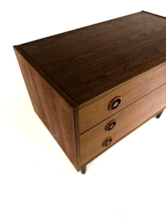 Image 1 of Vintage Deense teakhouten ladekast ‘60