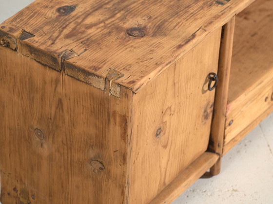 Credenza bassa antica in legno di pino – Cina, circa 1930 – Credenze, Iron (photo 18 of 40)