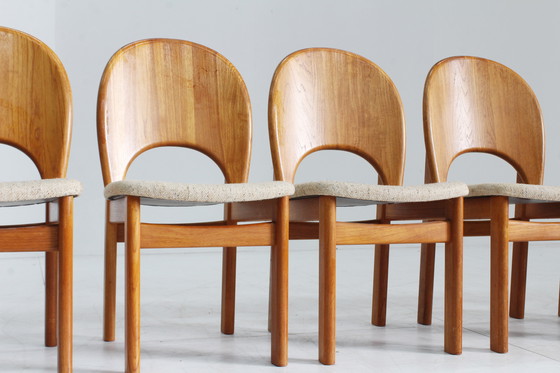 Image 1 of 5 Vintage Danish Mid - Century dining chairs Glostrup