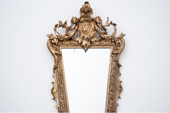 Image 1 of Antique Mirror, circa 1920, Northern Europe.