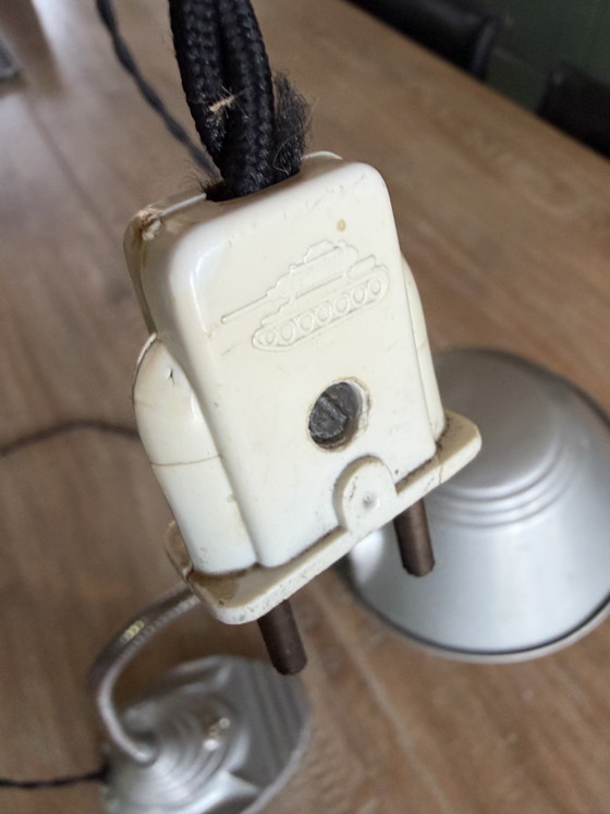 Erpé desk lamp 1920-1930 Belgium – Metal, Chrome (photo 7 of 7)