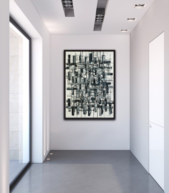 Image 1 of Natia Antadze Abstracte compositie XXL