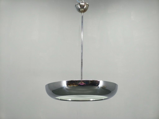 Bauhaus UFO Chandelier by Josef Hurka for Napako, 1930s