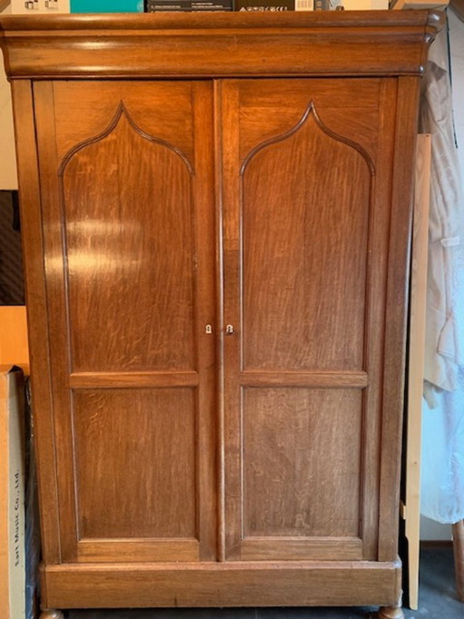 Beautiful wooden linen or china cabinet