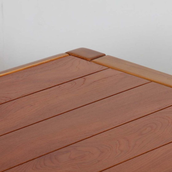 Image 1 of Mesa de comedor de olmo para Maison Regain, 1970