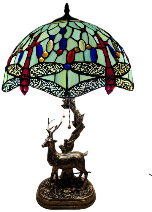 Bellissima lampada da tavolo in stile Tiffany 63x40