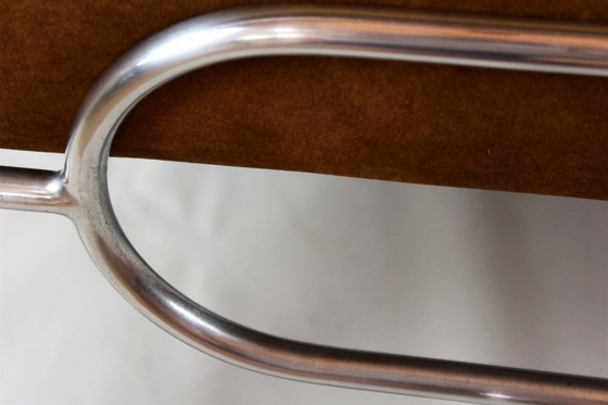 Image 1 of Restauriertes Bauhaus-Sofa aus verchromten Stahlrohren von Hynek Gottwald, 1930er Jahre